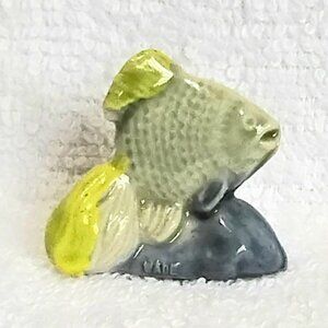 3/$24 Series 1 Animals (1967-'73) Wade Red Rose Tea Fantail Goldfish Figurine!!